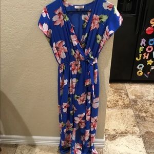 Dream of Me Hi Low Floral Dress